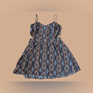 Atmosphere Vibrant Patterned Dress, Size 12